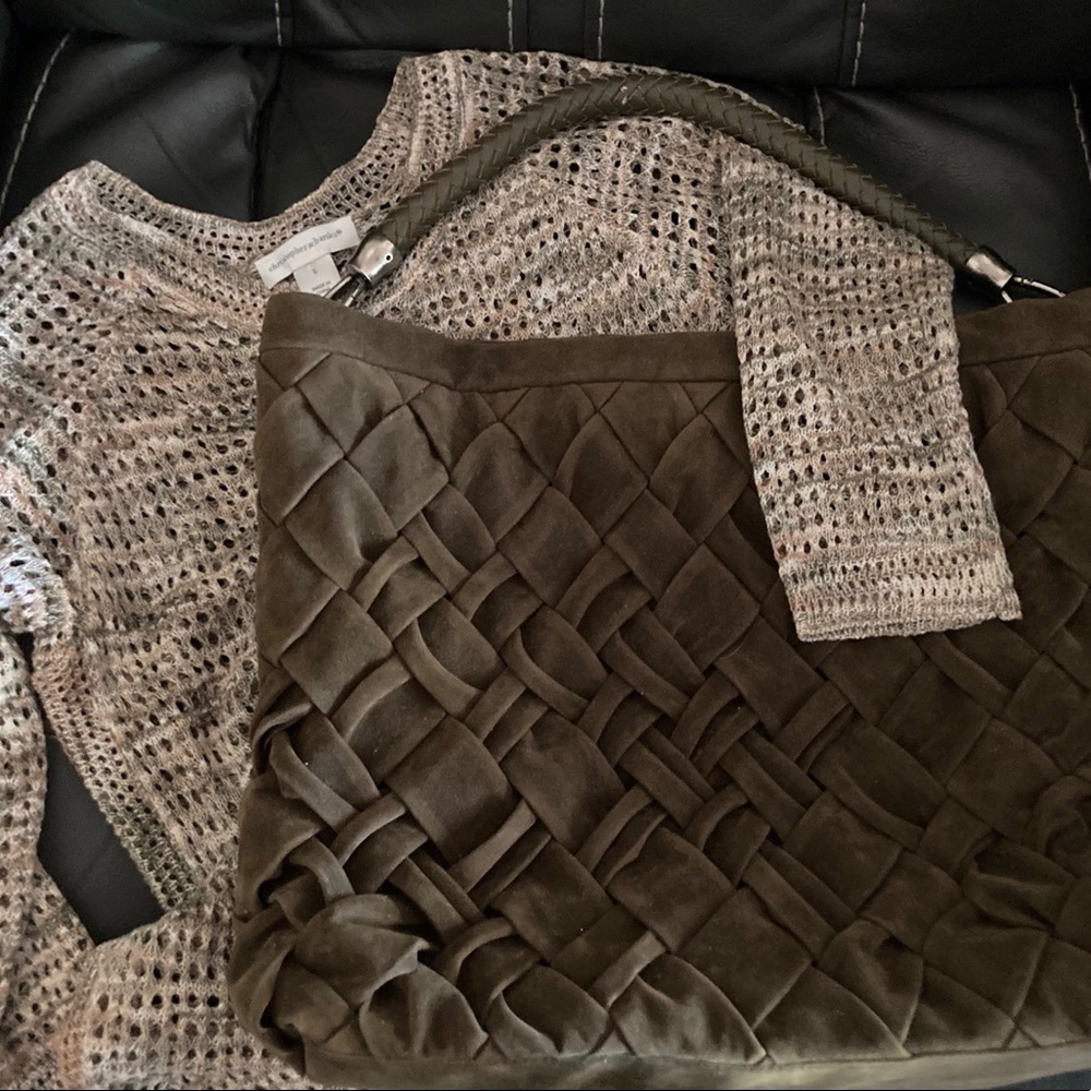 Coldwater Creek Olive Green Handbag